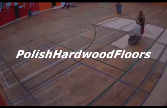 New Polish Hardwood Floors Installed in Local Sports Hall